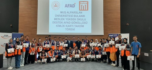 AFAD Gönüllüsü Olan Bulanık Meslek Yüksekokulu Öğrencilerine Hafif Arama Kurtarma Eğitimi Verildi